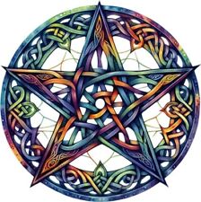 Watercolour Gothic Pentagram