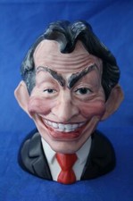 BAIRSTOW MANOR CARLTON WARE TONY 'TOBY' BLAIR CHARACTER JUG