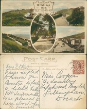 Frinton On Sea 5 views 1925 Cancel Ernest Luff Local Publisher Friths
