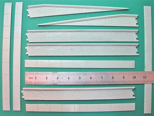 Gauge platform edging facing - o,