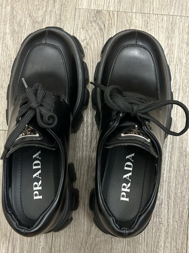 Prada monolith black leather - monolith,