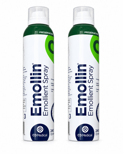Emollin emollient spray - 2x,