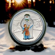 50p Coin 🎄 2019 UK Royal Mint The Snowman & James Christmas Fifty Pence UNC