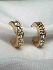 Versace Hoop Crystal Earrings