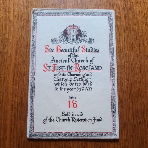 Set vintage postcards - of,