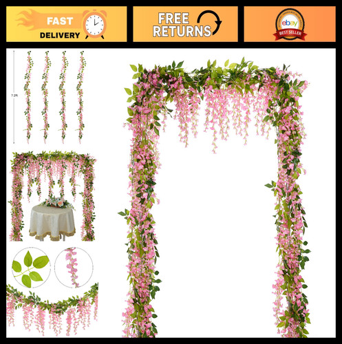 8ft artificial wisteria - artificial,