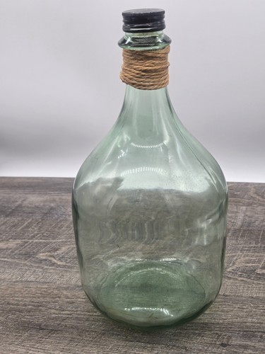 Vintage glass demijohn wine - vintage,