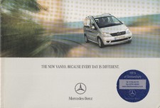 CAR BROCHURE: MERCEDES-BENZ VANEO - MARCH 2004 (INCLUDES 1.6/1.9/CDI 1.7)