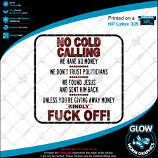 No Cold Calling Window Door