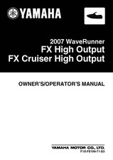Yamaha Owners Manual Book 2007
