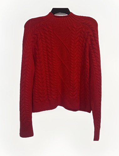 Crew womens red wool blend - crew,