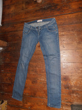 TopShop MOTO Blue Denim Jeans W30 L32: faded, good condition. 5 pockets, 7" rise