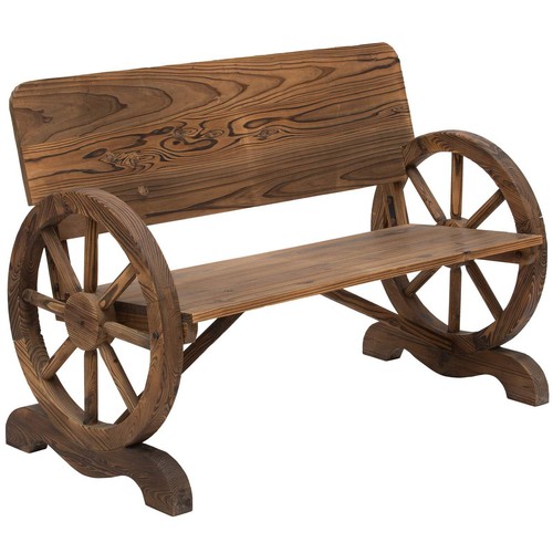 Wooden cart wagon wheel - cart,