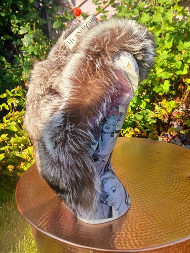 Vintage plush arctic silver - vintage,