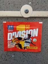 Hard To Find Unopened Panini Packet Featuring 1st, 2nd,3rd Football Squads 1997