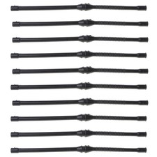 10X Black Fuel Hose Pipe For