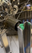 Bicycle thru axle wheel