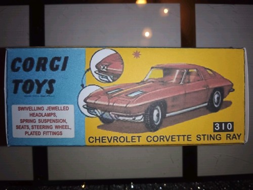 Corgi 310 chevrolet corvette - 310,