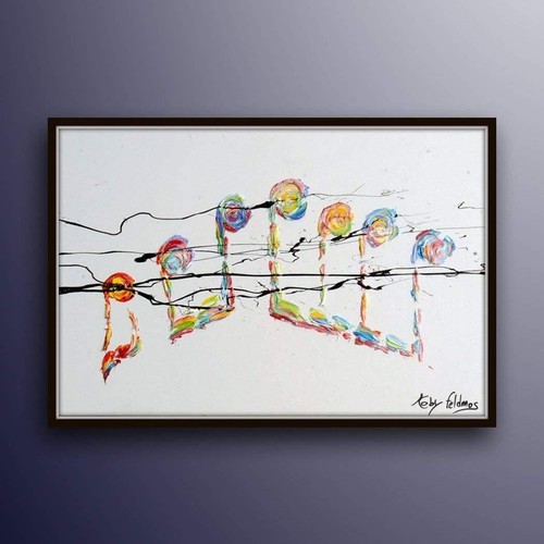 Sol piano note - sign, painting