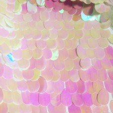 Jumbo Sequin Fabric TearDrop