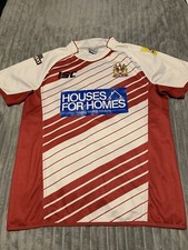Wigan Warriors 2014 Home Shirt ISC Large 22” Pit To Pit