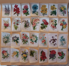 28 small silks printed flower design 2 large Imperial tobacco company