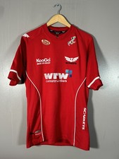 Mens Llanelli Scarlets 2007/2008 Home Rugby Shirt Jersey Size Medium