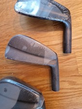 Forged 1020 s golf blade mens iron heads in black oxide finish 5 9 pw