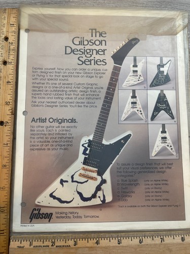 1985 gibson designer - designer, series