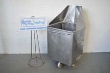 Tote bin 300 litre with chute, blank drain hole 11 Available Twin Lift FREE P+P