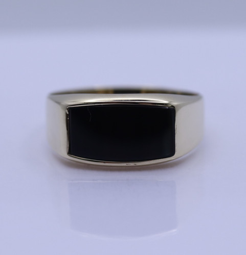 9ct yellow gold rectangular - 9ct,