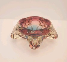 Vintage Chribska  Heavy Glass