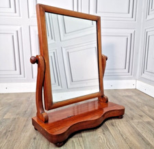 Vintage Antique Dressing Table Vanity / Toilet Cheval Swing Tilting Mirror