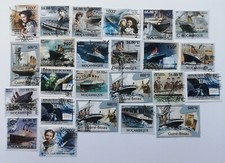 25 Different Ships - Titanic on Stamps Collection