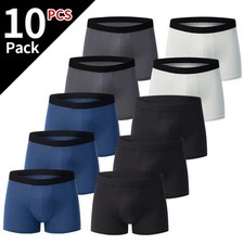 10PC MEN BAMBOO BOXER SHORTS