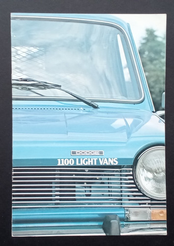 Simca 1100 light vans - simca,