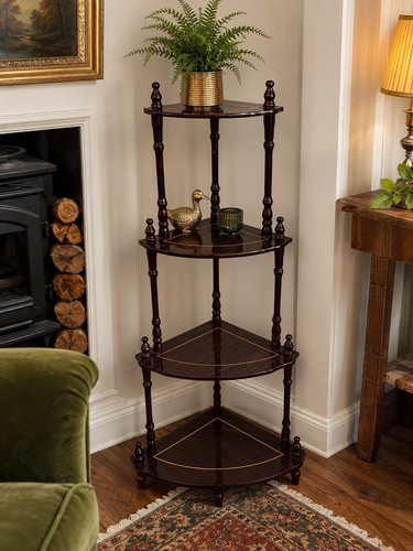 Vintage mahogany corner - mahogany,