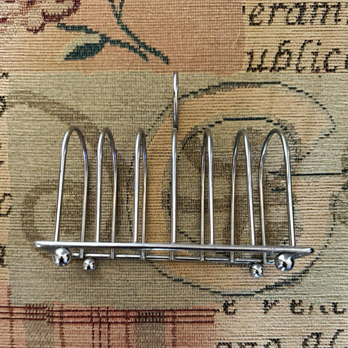 Silver metallic metal slice - metallic, 6-slice