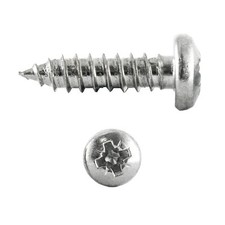 POZI PANHEAD SELF TAPPING SCREWS ZINC PLATED STEEL TAPPERS 8 X 1/2'' Box Of 200