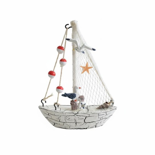 Wooden sailboat ornament ideal - wooden,