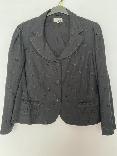 Marks spencer black linen - &,