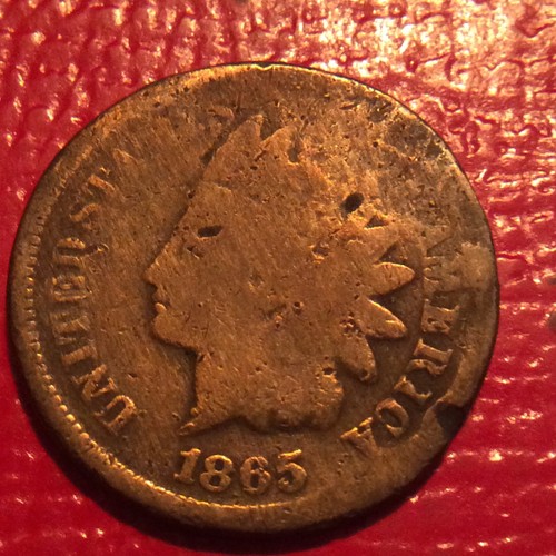 1865 indian head cent - 1865,