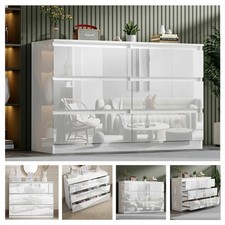 High Gloss Chest Of Drawers