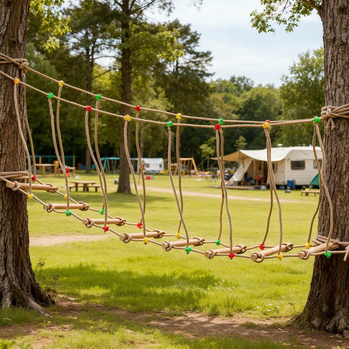 Outdoor rope bridge 6 56ft - bridge,, 2m/6.56ft