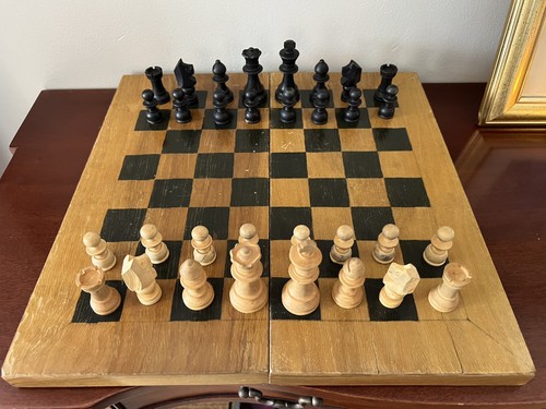 Vintage complete chess set - vintage,