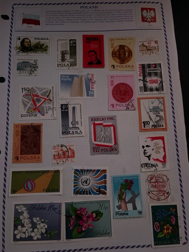 Poland stamp collection lot - poland,