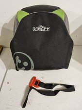 Trunki BoostaPak Travel Backpack & Booster Seat Black & Green Children Car Seat