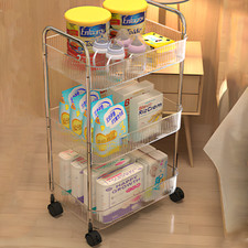 3 Tier Storage Trolley Slide