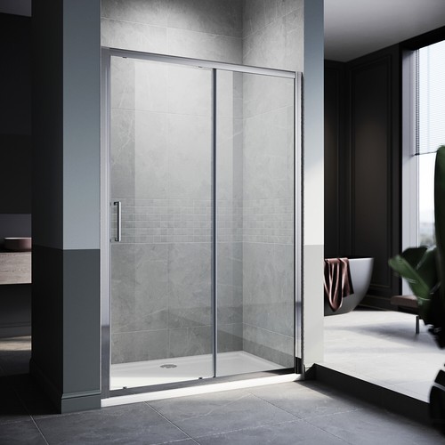 Sliding shower enclosure door - enclosure,