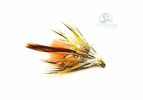 Yellow mayfly muddler - muddler, wet